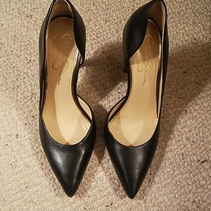 Jessica Simpson, Claudette Black Pointed Toe Pumps